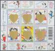 Finland 1998 - Valentine's Day Surprise Stamps, Greetings block FDC