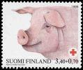 Finland 1998 - Red Cross 1998 3/3 - 3,40+0.70 mk Boar