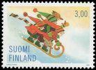 Suomi 1998 - Joulupostimerkki 1998 2/3 - 3,00 mk Kelkkamäessä Suomi 1998 - Joulupostimerkki 1998 2/3 - 3,00 mk Kelkkamäessä