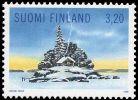 Suomi 1998 - Joulupostimerkki 1998 3/3 - 3,20 mk Mökki luodolla Suomi 1998 - Joulupostimerkki 1998 3/3 - 3,20 mk Mökki luodolla