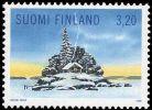 Suomi 1998 - Joulupostimerkki 1998 3/3 - 3,20 mk Mökki luodolla