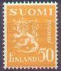 Suomi 1930 - Leijonamalli m30 50p keltainen Suomi 1930 - Leijonamalli m30 50p keltainen