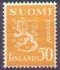 Suomi 1930 - Leijonamalli m30 50p keltainen