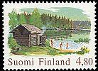 Finland 1999 - Chimneyless Log Sauna 4,80