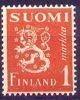 Suomi 1930 - Leijonamalli m30 1mk oranssi Suomi 1930 - Leijonamalli m30 1mk oranssi