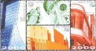 Finland 2000 - Helsinki 450th anniversary stamp bookled page 1/2 - Buildings