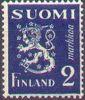 Suomi 1930 - Leijonamalli m30 2mk tummansininen