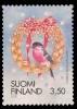 Suomi 2000 - Joulupostimerkki 2000 2/2 - 3,50mk Joulukranssi ja punarinta Suomi 2000 - Joulupostimerkki 2000 2/2 - 3,50mk Joulukranssi ja punarinta