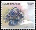 Suomi 2001 - Ystävyydellä 2/6 - Kukkakori & kirje Suomi 2001 - Ystävyydellä 2/6 - Kukkakori & kirje