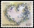 Suomi 2001 - Ystävyydellä 3/6 - Sydän kukkakranssi Suomi 2001 - Ystävyydellä 3/6 - Sydän kukkakranssi