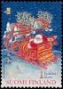 Finland 2001 - Santa Claus and Sleigh, I edition BA 14 1/4 x 14