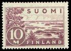 Finland 1932 - Lake Saimaa - Definitive stamps m30 10 mk II a/b