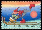 Finland 2001 - Christmas postage stamp 2001 2/2 - 3,60mk Elf and sled BA