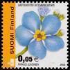 Finland 2002 - Myosotis scorpioides - One flower perforation 14