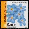 Finland 2002 - Myosotis scorpioides - Five flowers perforation 14