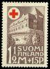 Finland 1931 - Red Cross 1931 2/3 - 1 1/2mk + 15p Hame Castle