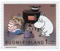 Finland 2003 - Moomins and The Magic Winter 2/6 - Moomins around stove