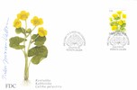 Finland 2000 - Caltha palustris FDC autographed