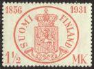 Finland 1931 - Postage stamps in Finland, 75th anniversary 1/2 - 1 1/2 mk