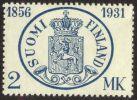 Finland 1931 - Postage stamps in Finland, 75th anniversary 2/2 - 2mk