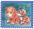 Finland 2005 - With friendship - toys 1/4 - Lion and tiger pup