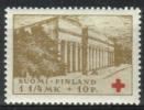 Finland 1932 - Red Cross 1932 1/3 - 1 1/4mk + 10p Helsinki University Library. PE