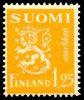 Finland 1932 - Coat of arms lion type m30 1,25mk yellow