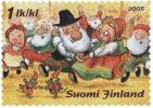 Suomi 2005 - Joulupostimerkki 2005 2/2 - Korvatunturin juhlat Suomi 2005 - Joulupostimerkki 2005 2/2 - Korvatunturin juhlat