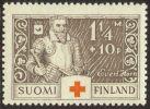 Finland 1934 - Red Cross 1934 1/3 - 1 1/4 mk + 10p Evert Horn