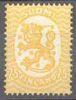 Finland 1921 - Coat of arms lion type m17, 75p yellow without wm