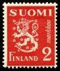 Suomi 1936 - Leijonamalli m30 2mk karmiinin punainen Suomi 1936 - Leijonamalli m30 2mk karmiinin punainen