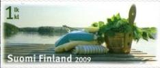 Suomi 2009 - Sauna 1/5 - Saunakiulu, pyyhe ja vihta Suomi 2009 - Sauna 1/5 - Saunakiulu, pyyhe ja vihta