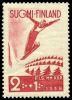 Finland 1938 - Ski championships 2/3 - 2mk + 1mk Ski Jumping