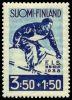 Finland 1938 - Ski championships 3/3 - 3,50mk + 1,50mk Slalom