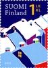 Suomi 2011 - Joulupostimerkki 2011 - 3/3 Valoa ikkunassa Suomi 2011 - Joulupostimerkki 2011 - 3/3 Valoa ikkunassa
