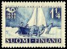 Finland 1938 - 300th anniv. of the Finnish Postal System 2/4 - 1 1/4mk Post-boat