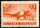 Suomi 1938 - Posti 300 vuotta 3/4 - 2mk Junkers Ju-52