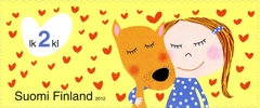 Suomi 2012 - Sydän ystävälle 5/6 - Tyttö ja koira Suomi 2012 - Sydän ystävälle 5/6 - Tyttö ja koira