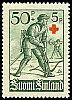 Suomi 1940 - Punainen Risti 1940 1/4 - 50 + 5p Sotilas ja jalkajousi Suomi 1940 - Punainen Risti 1940 1/4 - 50 + 5p Sotilas ja jalkajousi