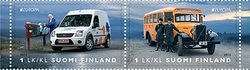 Suomi 2013 - Europa CEPT 2013 - Postin jakeluautot pari Suomi 2013 - Europa CEPT 2013 - Postin jakeluautot pari