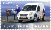 Suomi 2013 - Europa 2013 - Postin jakeluautot 1/2 Fort Transit postimerkki Suomi 2013 - Europa 2013 - Postin jakeluautot 1/2 Fort Transit postimerkki