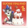 Finland 2014 - Congratulations! 2/5 - A cat with a cake