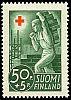 Finland 1941 - Red Cross 1941 1/4 - 50p+5p Brick carrier