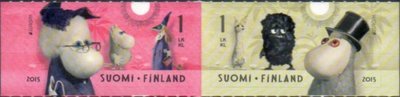 Suomi 2015 - Europa CEPT 2015 - Vanhat lelut Muumihahmoja (pari) FDC Suomi 2015 - Europa CEPT 2015 - Vanhat lelut Muumihahmoja (pari) FDC