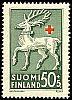 Suomi 1942 - Punainen Risti 1942 1/5 - 50p + 5p Maakuntavaakunat: Ahvenanmaa Suomi 1942 - Punainen Risti 1942 1/5 - 50p + 5p Maakuntavaakunat: Ahvenanmaa