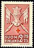 Suomi 1942 - Punainen Risti 1942 3/5 - 2,75mk + 25p Maakuntavaakunat: Varsinais-Suomi Suomi 1942 - Punainen Risti 1942 3/5 - 2,75mk + 25p Maakuntavaakunat: Varsinais-Suomi