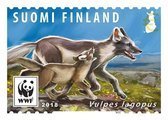 Suomi 2018 - Uhanalaisia eläimiä WWF II 1/3 - Naali Suomi 2018 - Uhanalaisia eläimiä WWF II 1/3 - Naali