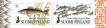 Suomi 2018 - Pohjola: Kaloja - kuha ja muikku (pari) Suomi 2018 - Pohjola: Kaloja - kuha ja muikku (pari)