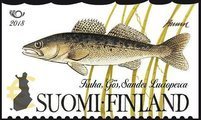 Suomi 2018 - Kaloja 1/2 - Kuha Suomi 2018 - Kaloja 1/2 - Kuha