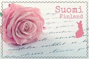 Suomi 2019 - Kerro kukkasin 1/6 - Ruusu kirjeellä Suomi 2019 - Kerro kukkasin 1/6 - Ruusu kirjeellä